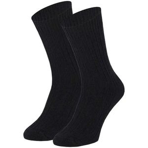 Angro - Worker - Wollen Werksokken - Blauw - Stevige Sokken voor in Werkschoenen