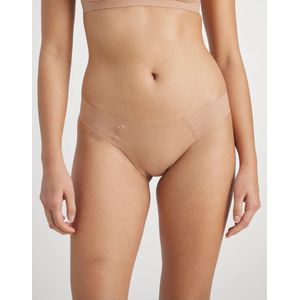 Sloggi Zero Feel Tiny Tanga slip - Invisible - Naadloze lage dames mini slip - Microfiber - Seamless  - Beige