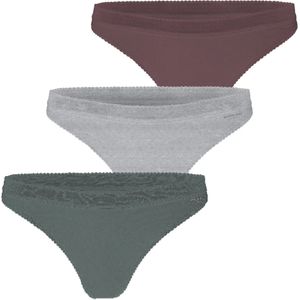 Bjorn borg 3-pack dames strings kant  - Core autumn