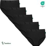 Gaubert - Taille Slips - Zwart - 5-pak Bamboe Ondergoed
