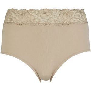 Nina von C - Hoge Kanten Dames Onderbroek - Beige - Tailleslip