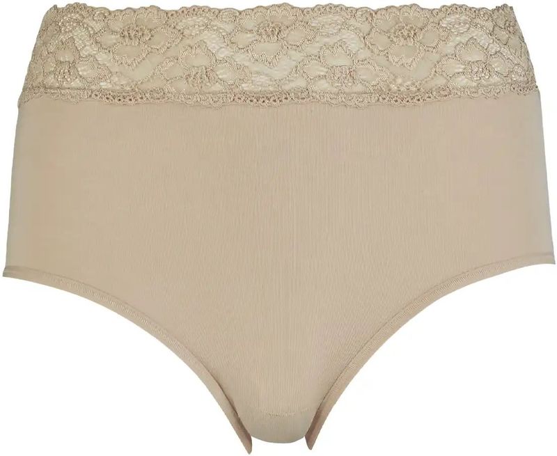 Nina von C - Hoge Kanten Dames Onderbroek - Beige - Tailleslip