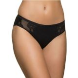 Nina von C - Dames mini slip - Zwart - Elastisch Katoenen Onderbroek