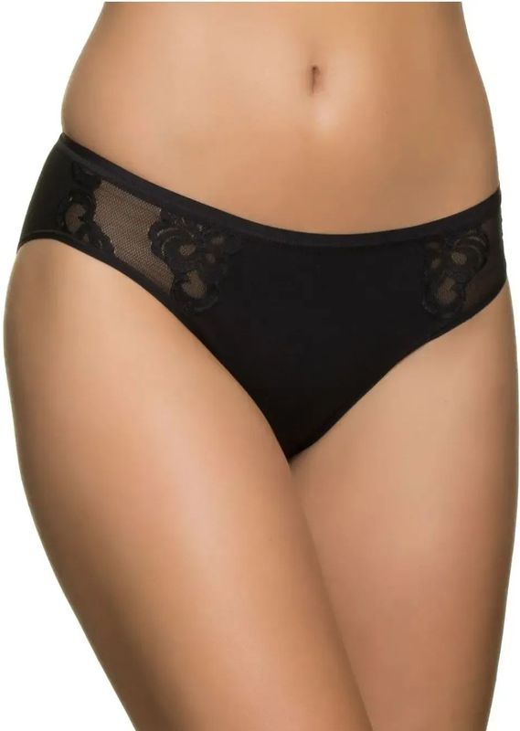 Nina von C - Dames mini slip - Zwart - Elastisch Katoenen Onderbroek