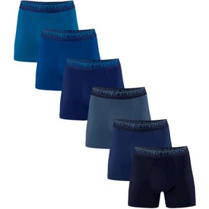 Muchachomalo 6-Pack Heren Boxershort -  Cotton Solid  - Blauw