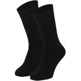 Angro - Thermosokken - Zwart - 2-paar - Extra Warme Dikke Wollen Sokken