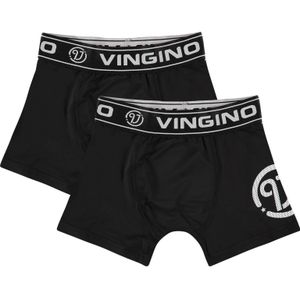 Vingino jongens boxershorts 2-Pack Hydro 72505  - Zwart