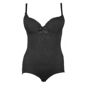 J&C body kant luxe - Spaghetti bandjes - Strapless  - Zwart