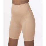 Corrigerende short lange pijpjes - Medium control - Shapewear boxershort - Anti slip rand  - Huidskleur