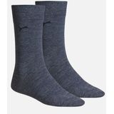 Puma 2-paar Heren Classic sport sokken - Blauwe mannen sokken