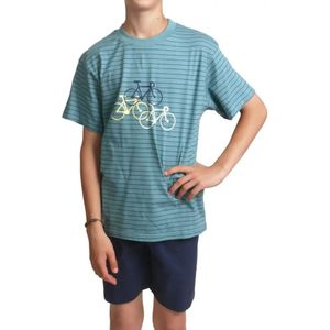 Outfitter jongens shortama - Wielrennen  - Blauw
