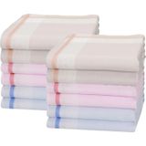 Swan 12 stuks - Dames zakdoeken Selma - 30