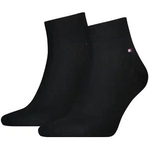 Tommy Hilfiger 2-paar korte sokken  - Zwart