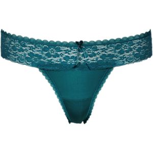 J&C dames string Kant 1605  - Petrol