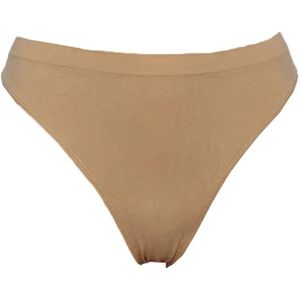 Perini dames string microfiber - Naadloos  - Huidskleur