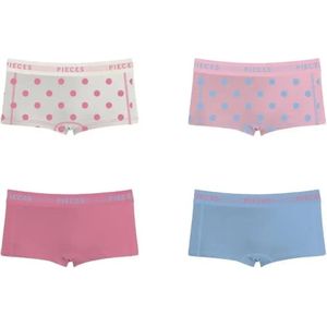 Pieces 4-Pack Dames shorts - Wild roses