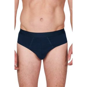 Entex heren slip - Elastisch katoen heren onderbroek - Elastische band  - Blauw
