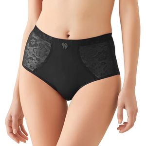 J&C licht corrigerende taille slip dames - Kanten Corrigerend dames ondergoed goedkoop  - Zwart