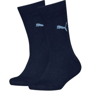 Puma 2-pack kinder sokken logo - Easy Ride  - Blauw