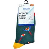 Benyson - Sokken - Groen - Papegaai - Organisch Katoen - 1 Paar