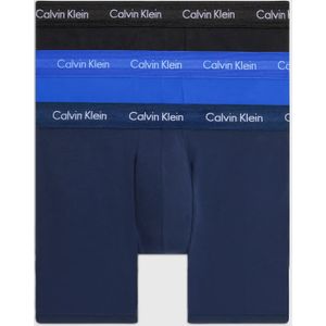 Calvin Klein 3-Pack Heren Boxershorts lang - Boxer Brief  - Zwart