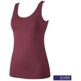 Avet - 7590 - Dames Hemdje - Granaat - Microfiber