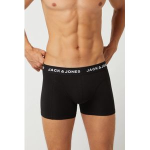 Jack & Jones 3-Pack heren boxershort - Black  - Zwart