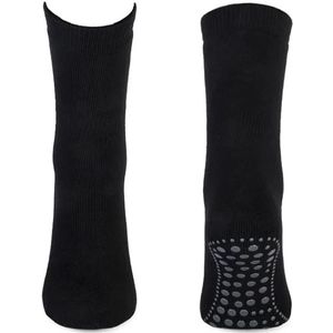 Basset Antislip sokken met ABS noppen 1 paar  - Zwart