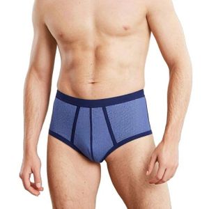 Beeren - M2000 - Heren Slip - Blauw Gestreept - Met Gulp