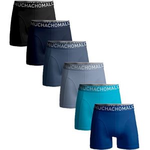 Muchachomalo 6-Pack Heren Boxershort -  All day Blue