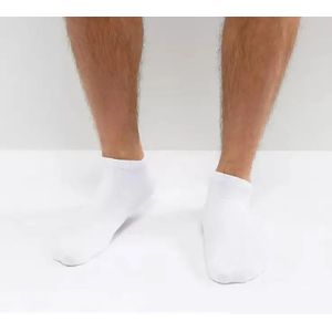 Jack & Jones 5-paar sneaker sokken katoen  - Wit