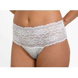 Millefleurs - Luxe Hoge Maxi Slip - Wit - Dames Taille Slip - Viscose & Modal