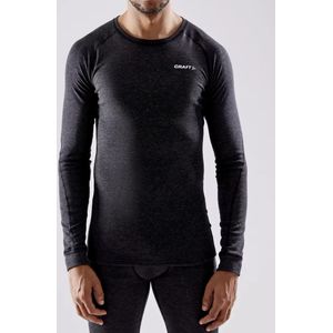 Craft Core Merino Wol - Thermoshirt heren Lange mouw  - Zwart