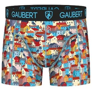 Gaubert  Heren boxershort Bamboe-print - 006  - Rood