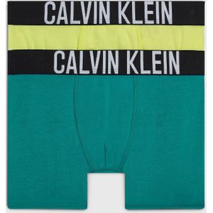 Calvin Klein 3-Pack jongens boxershort - Sunny Lime