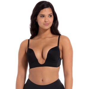 Magic BH Diepe decollete - V-Bra - Push up Bh - Strapless bh - Afneembare bandjes - Lage rug bh  - Zwart
