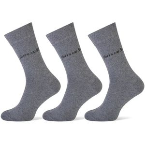 Pierre Cardin 3-paar heren sokken -Katoen  - Grijs