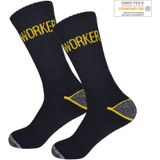 Gianvaglia - Korte Werk Sokken - Zwart - 10-paar - Badstof Zool