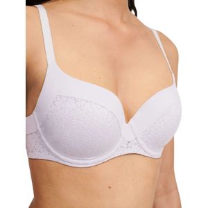 Chantelle - Norah - T-shirt Bh - Wit - Voorgevormd - Met Brede Bh Band - 75D