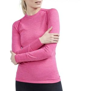 Craft Thermoshirt dames lange mouw - Ronde hals  - Roze