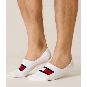 Tommy Hilfiger - Footies - Blauw - 2-pack - Katoenen Sokken - Lage Sneakersokken