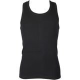 HL-tricot Halter heren hemd  - Zwart