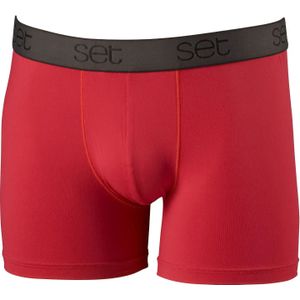 Set heren microfiber boxershort / hipster 18453  - Rood