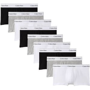 Calvin Klein 9-Pack Low Rise Trunks - Lage Boxershorts - Multipack - Voordeelverpakking  - Wit