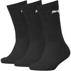 Puma 3-pack kinder sport sokken  - Zwart