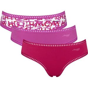 Sloggi 3-pack Crush Go dames hipsters  - Roze