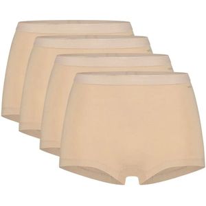 Ten Cate 4-pack Basic dames Shorts Organic - 32419  - Huidskleur