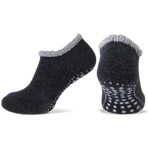 Homesocks sneaker antislip sokken - Yoga sokken  - Antracite