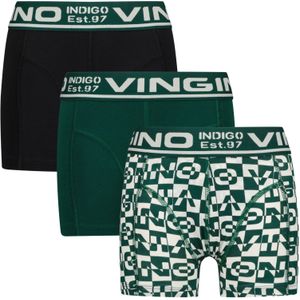 Vingino 3-Pack jongens boxershorts- Skater  - Groen