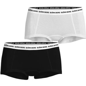 Bjorn Borg 2-pack dames boxershorts - Core Logo  - Wit
